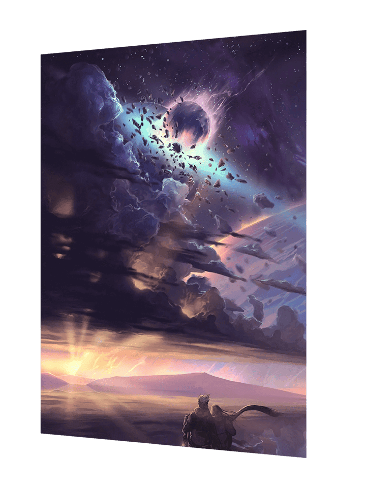 Say goodbye paper print