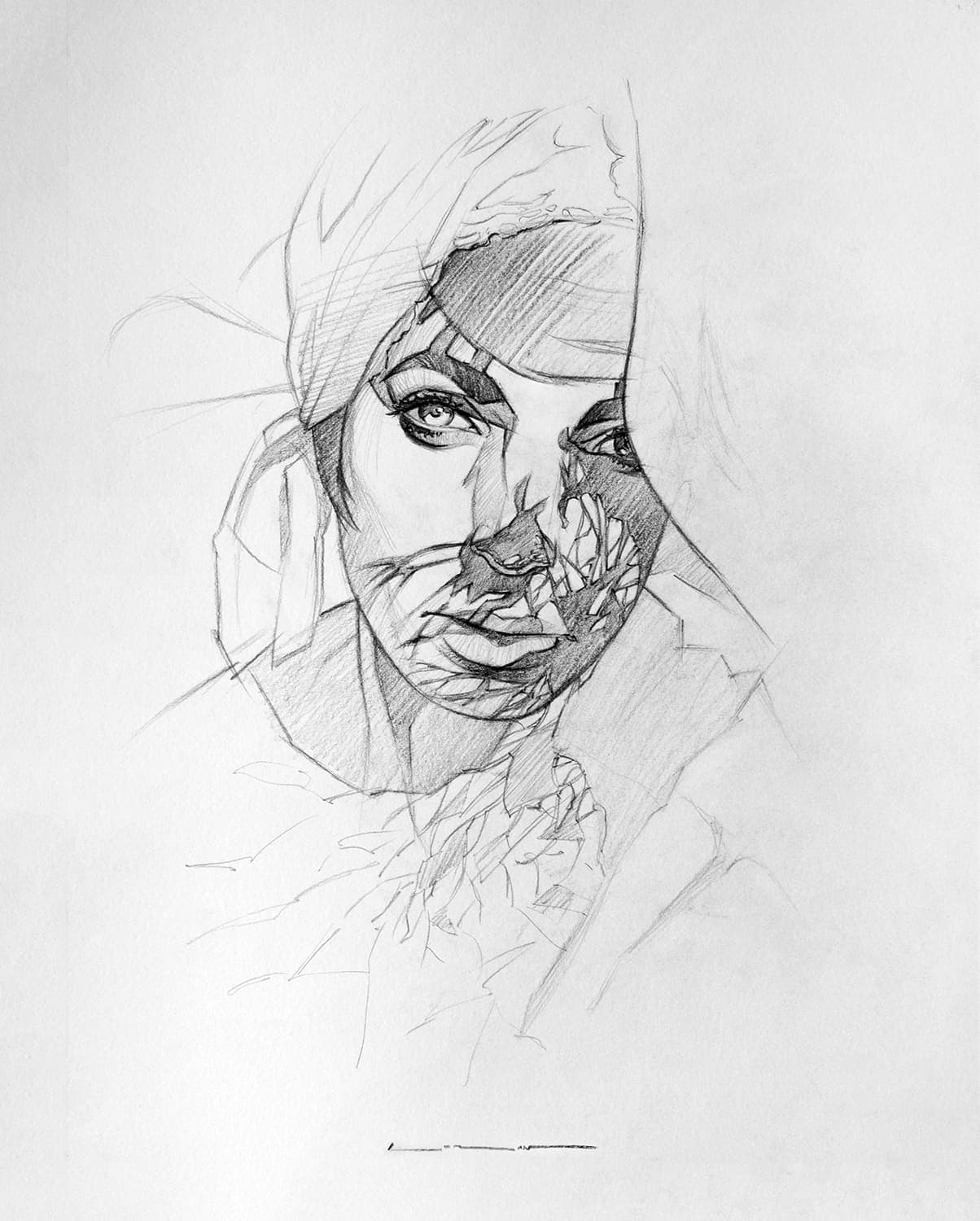 Portrait sketch from my sketchbook