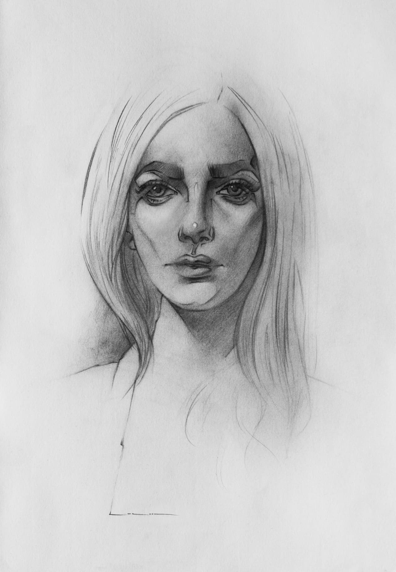 Portrait sketch from my sketchbook